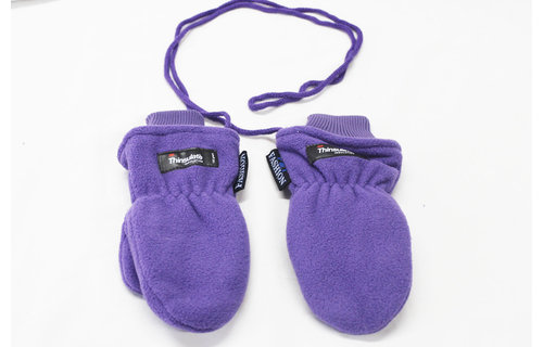 Fleece wanten kinderen  Fel Paars