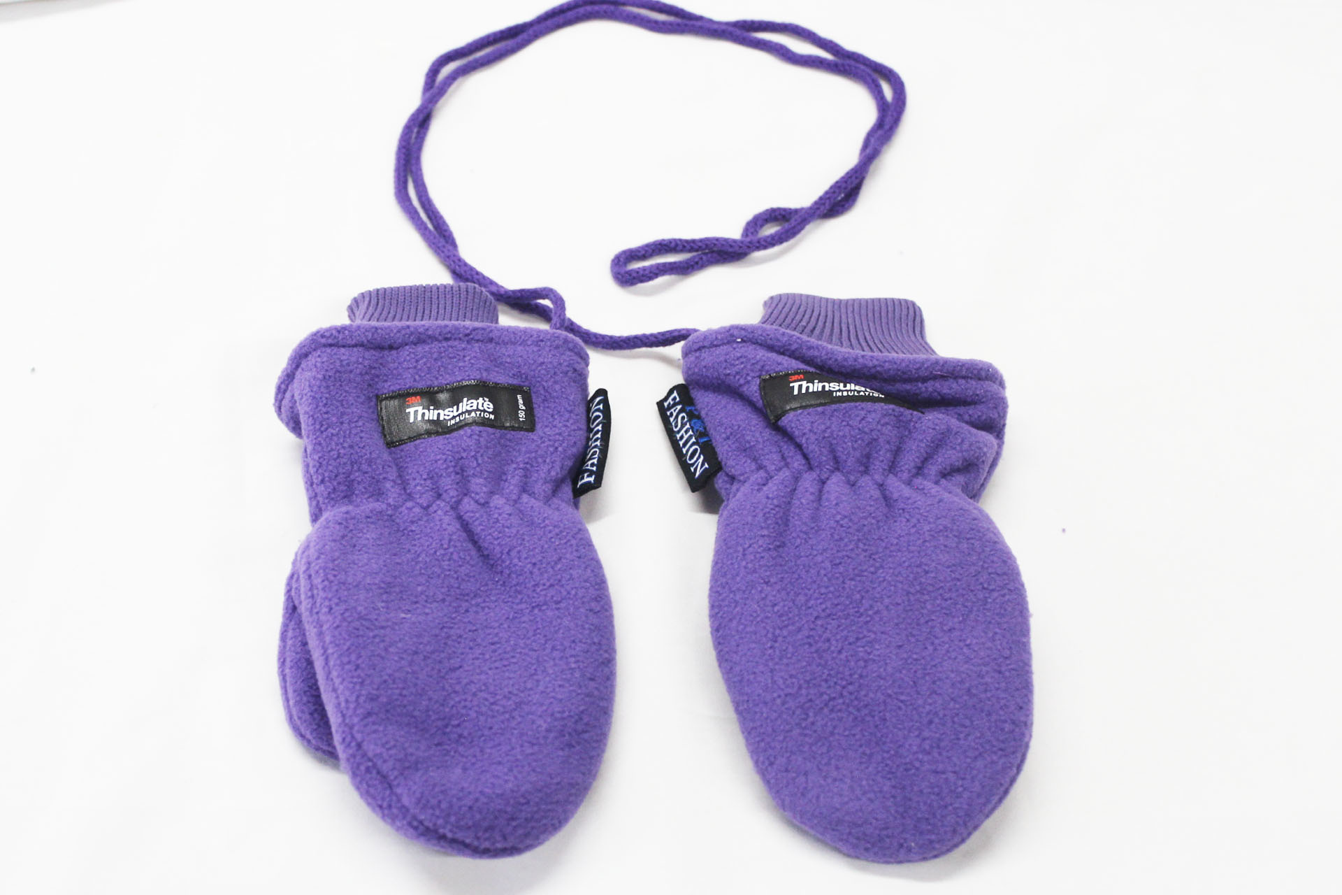 Fleece wanten kinderen  Fel Paars