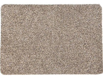 Wasbare droogloopmat Creme 65 x 100 cm.