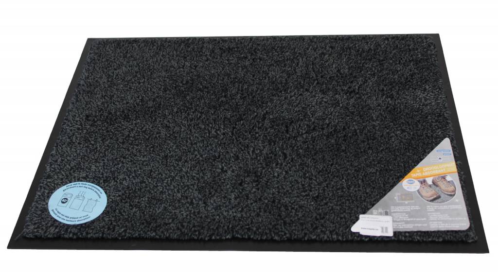 Droogloopmat Flexi met boord 40 x 60 cm. Anthracite