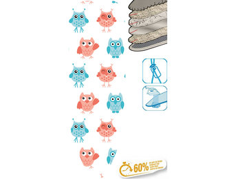 Strijkplankhoes 5 lagen maat A "Sweet Owls"