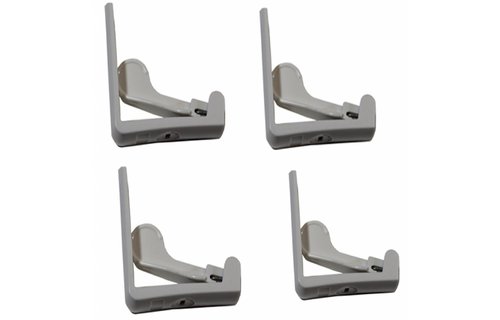 Tafelklemmen Wit set van 4 stuks Tafelklemmen Wit set van 4 stuks