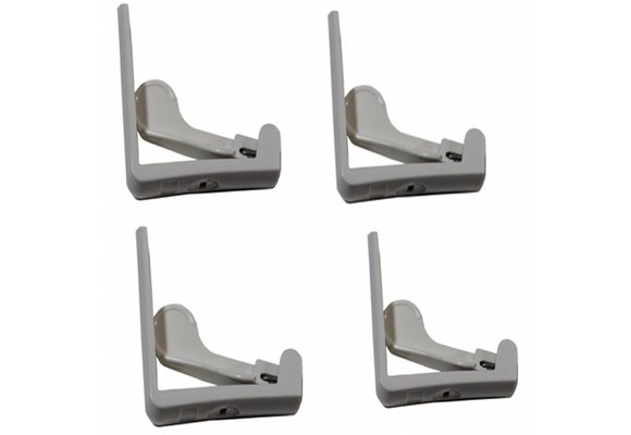 Tafelklemmen Wit set van 4 stuks