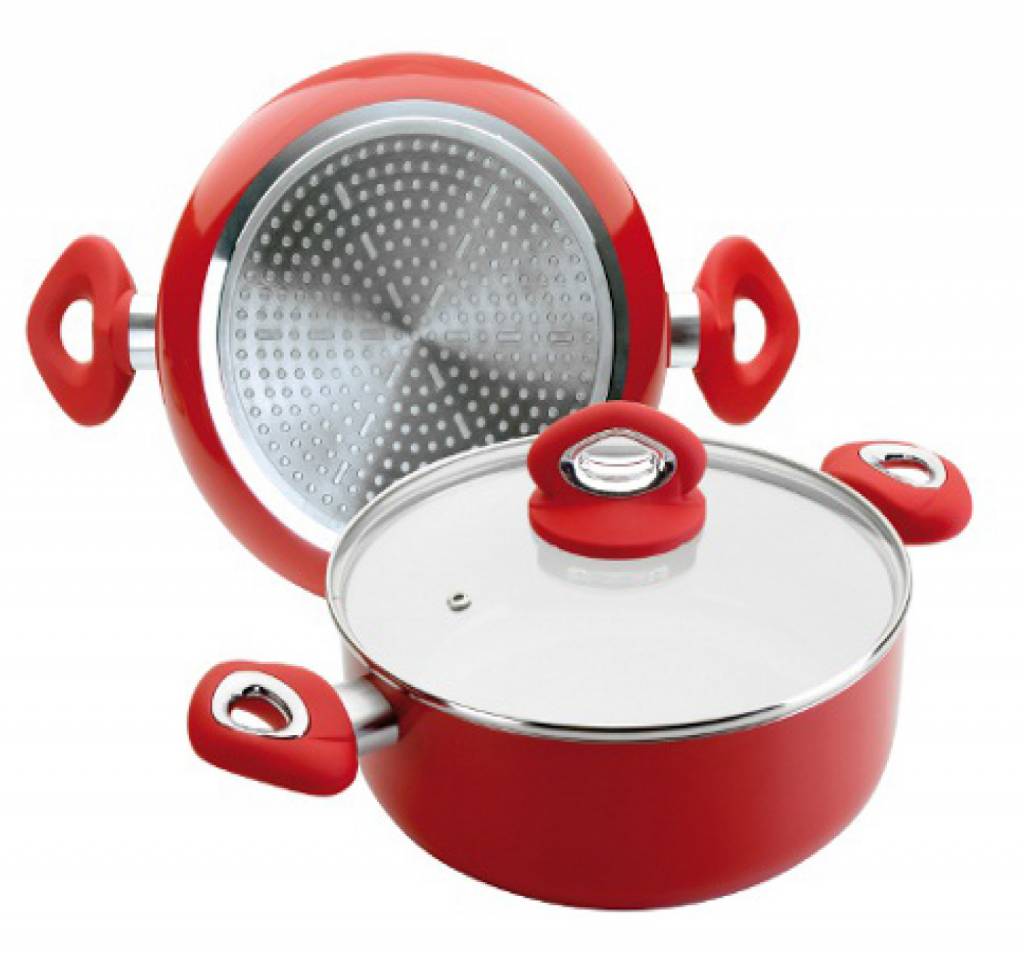 Ceramique Kookpot met deksel Vital verschillende maten