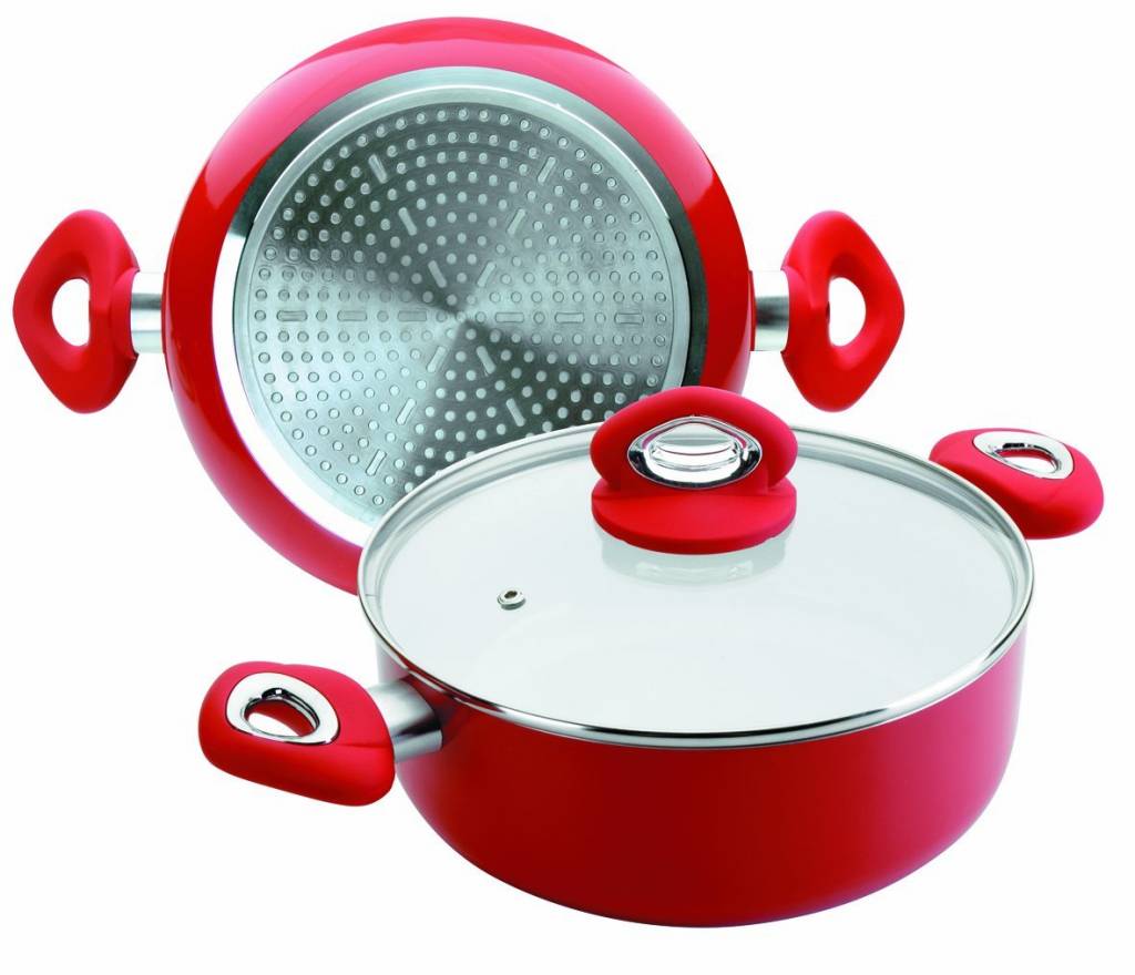 Ceramique Kookpot met deksel Vital verschillende maten