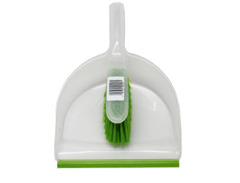 Vuilblik transparant met handvleugel Groen