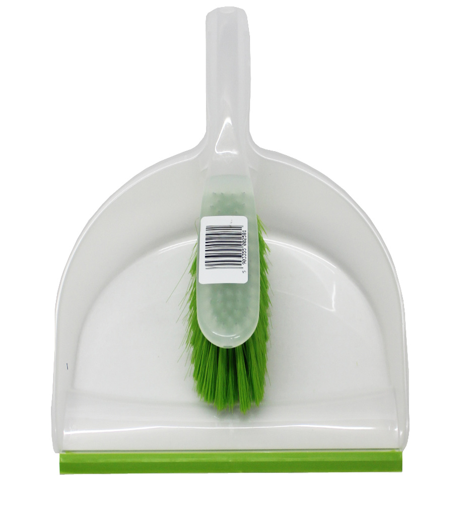 Vuilblik transparant met handvleugel Groen