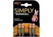 AAA batterijen Simply  1,5V   ( 4 stuks )