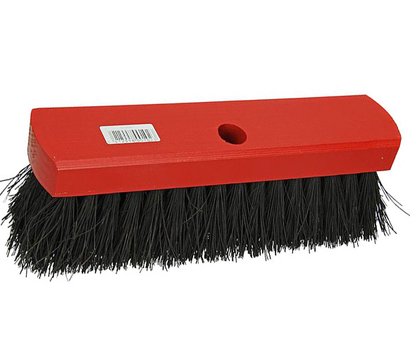 Straatveger  Colombo 30 cm - rood gelakt hout