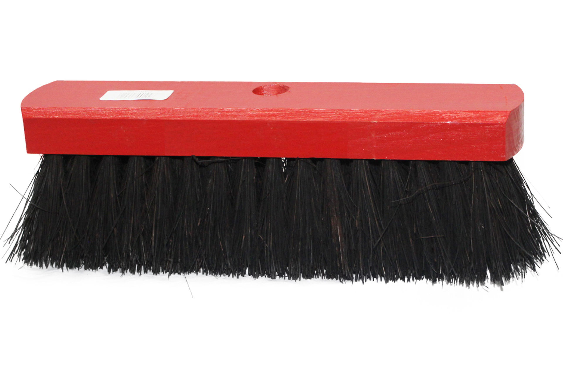 Straatveger  Colombo 30 cm - rood gelakt hout