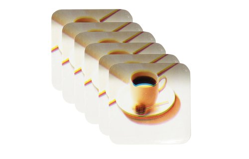 Onderzetter - set van 6 stuks - Koffietas