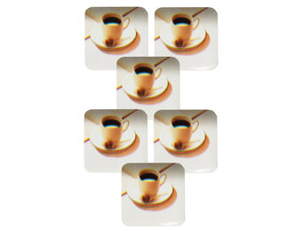 Onderzetter - set van 6 stuks - Koffietas