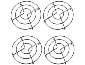 Pannenonderzetters metaal rond Ø 20 cm. ( set 4 stuks )