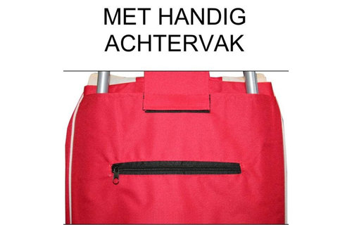 Boodschappentrolley 33 L.   Rood