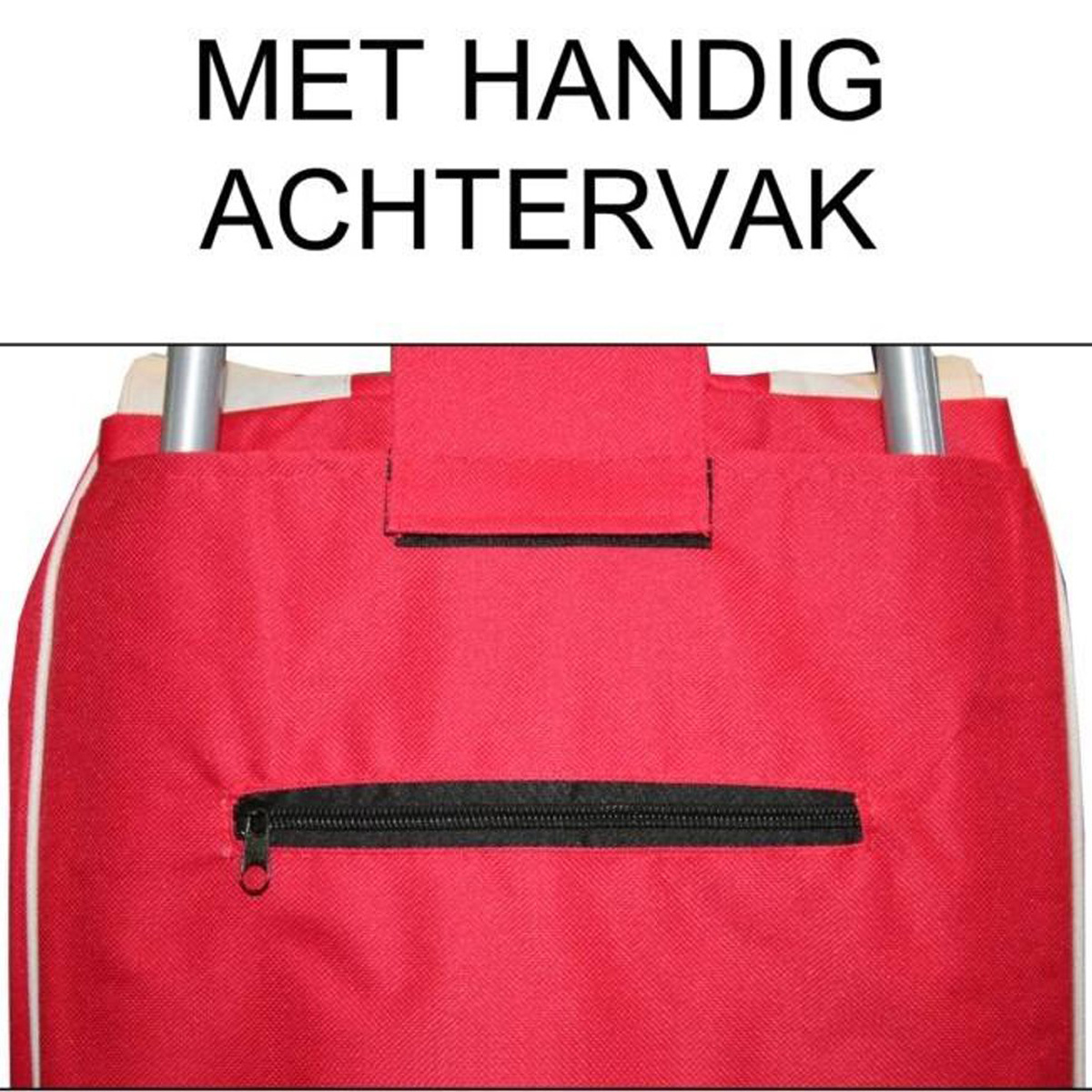 Boodschappentrolley 33 L.   Rood