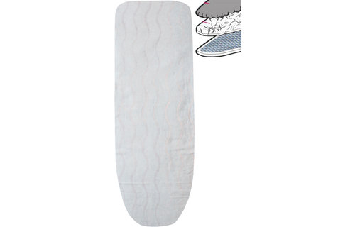 Strijkplankhoes 2 laags met elastiek C - Blue Golven