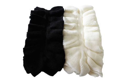 Sjaal golvend gebreid