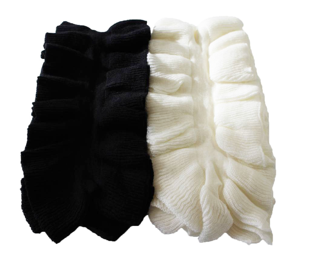 Sjaal golvend gebreid