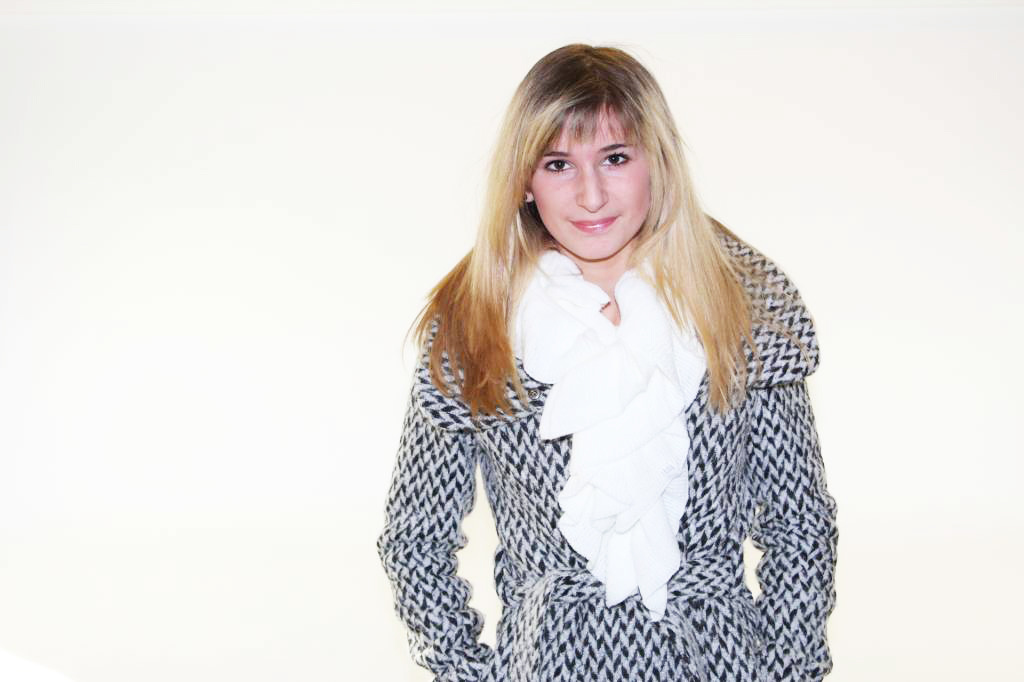 Sjaal golvend gebreid