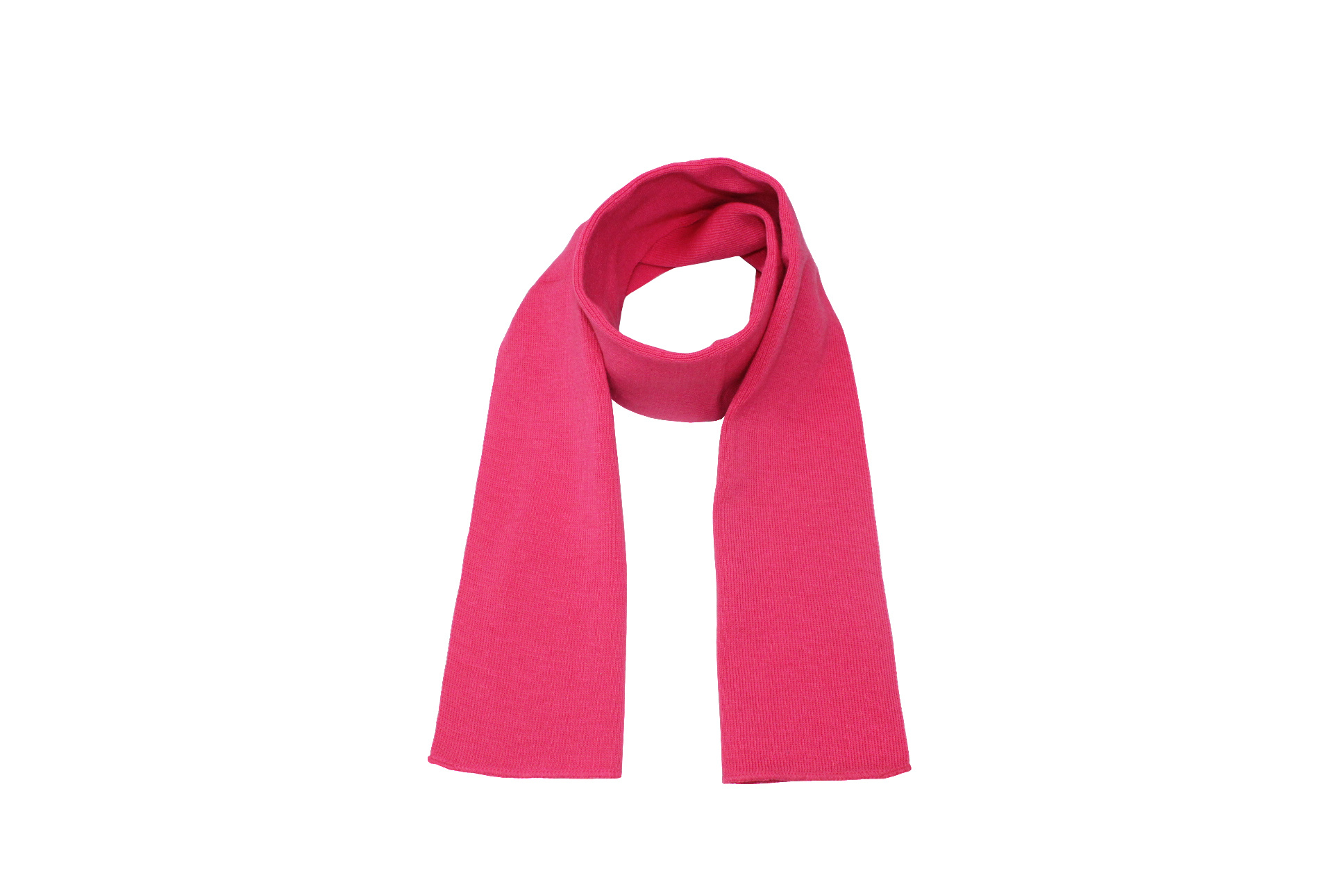 Gebreide Sjaal 150 x 22 cm. - Roze