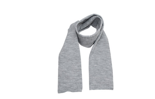 Gebreide Sjaal 150 x 22 cm. - Licht Grijs