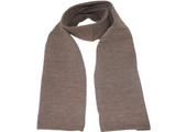 Gebreide Sjaal 150 x 22 cm. -  donker  Beige