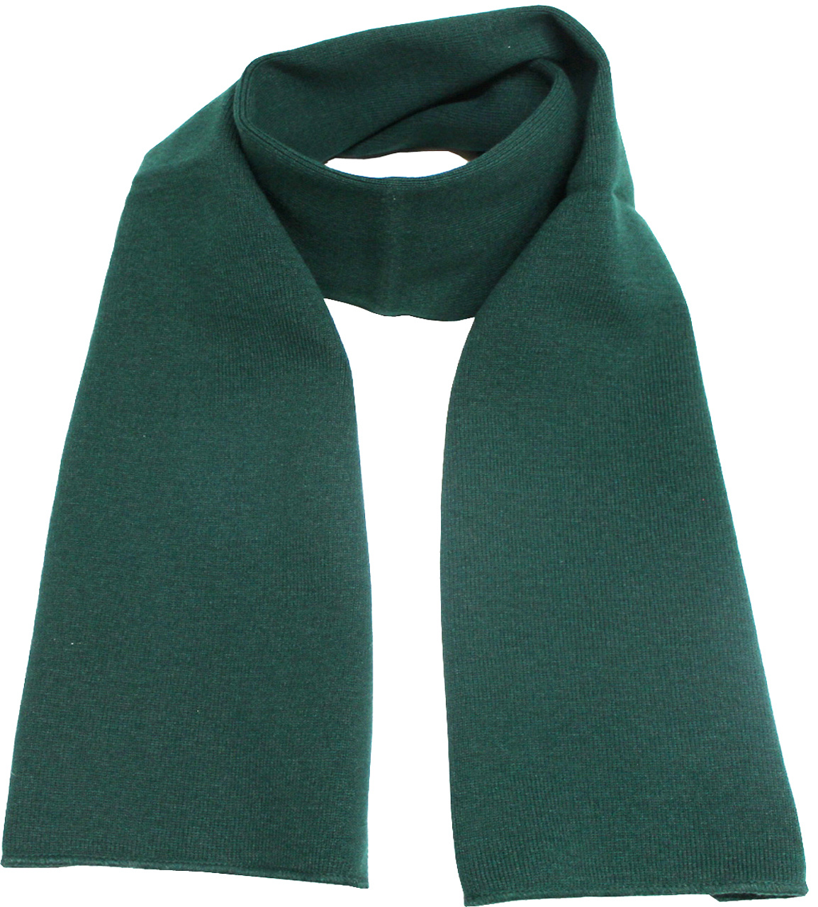 Gebreide Sjaal 150 x 22 cm. -  Groen Gebreide Sjaal 150 x 22 cm. -  Groen