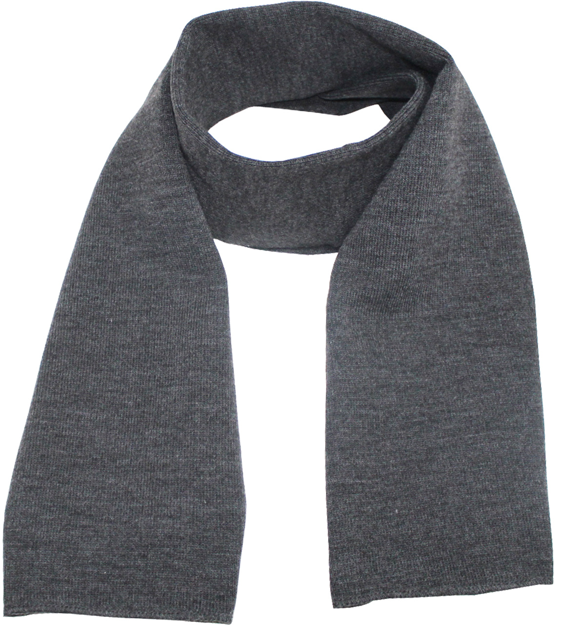 Gebreide Sjaal 150 x 22 cm. - Antraciet Grijs Gebreide Sjaal 150 x 22 cm. - Antraciet Grijs