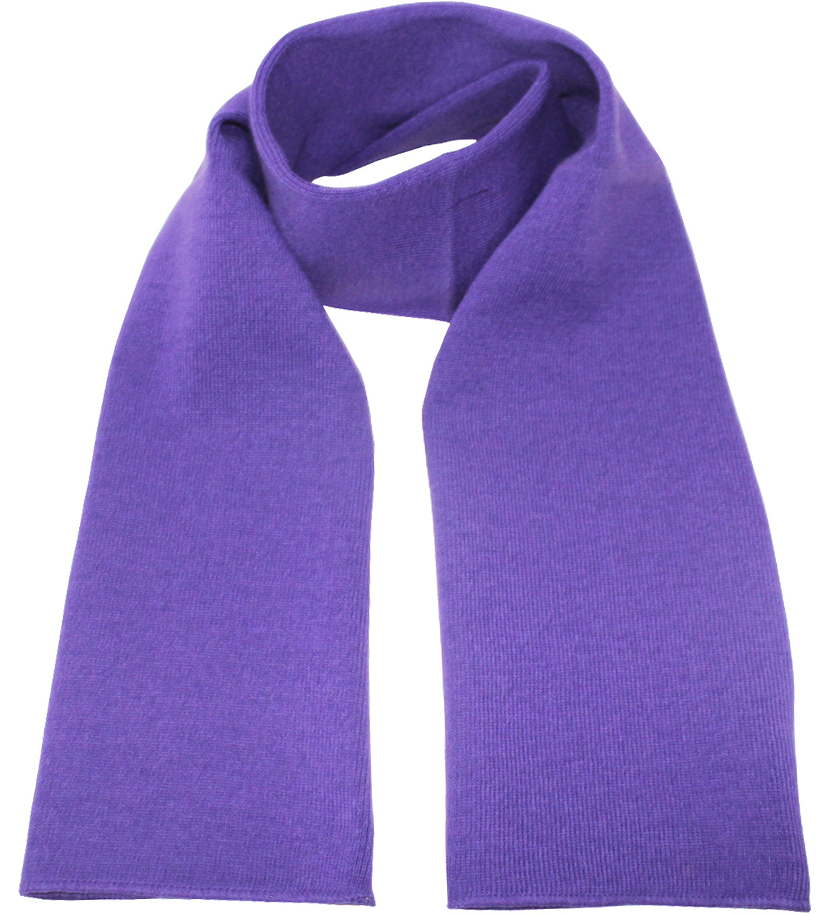 Gebreide Sjaal 150 x 22 cm. -  Paars Gebreide Sjaal 150 x 22 cm. -  Paars