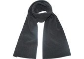 Fleece Sjaal Dubbel 170 x 30 cm   Zwart