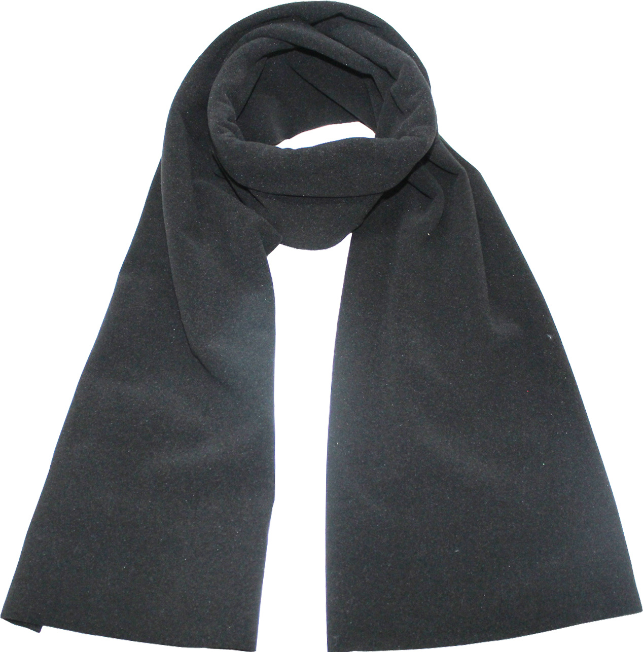 Fleece Sjaal Dubbel 170 x 30 cm Zwart Fleece Sjaal Dubbel 170 x 30 cm Zwart