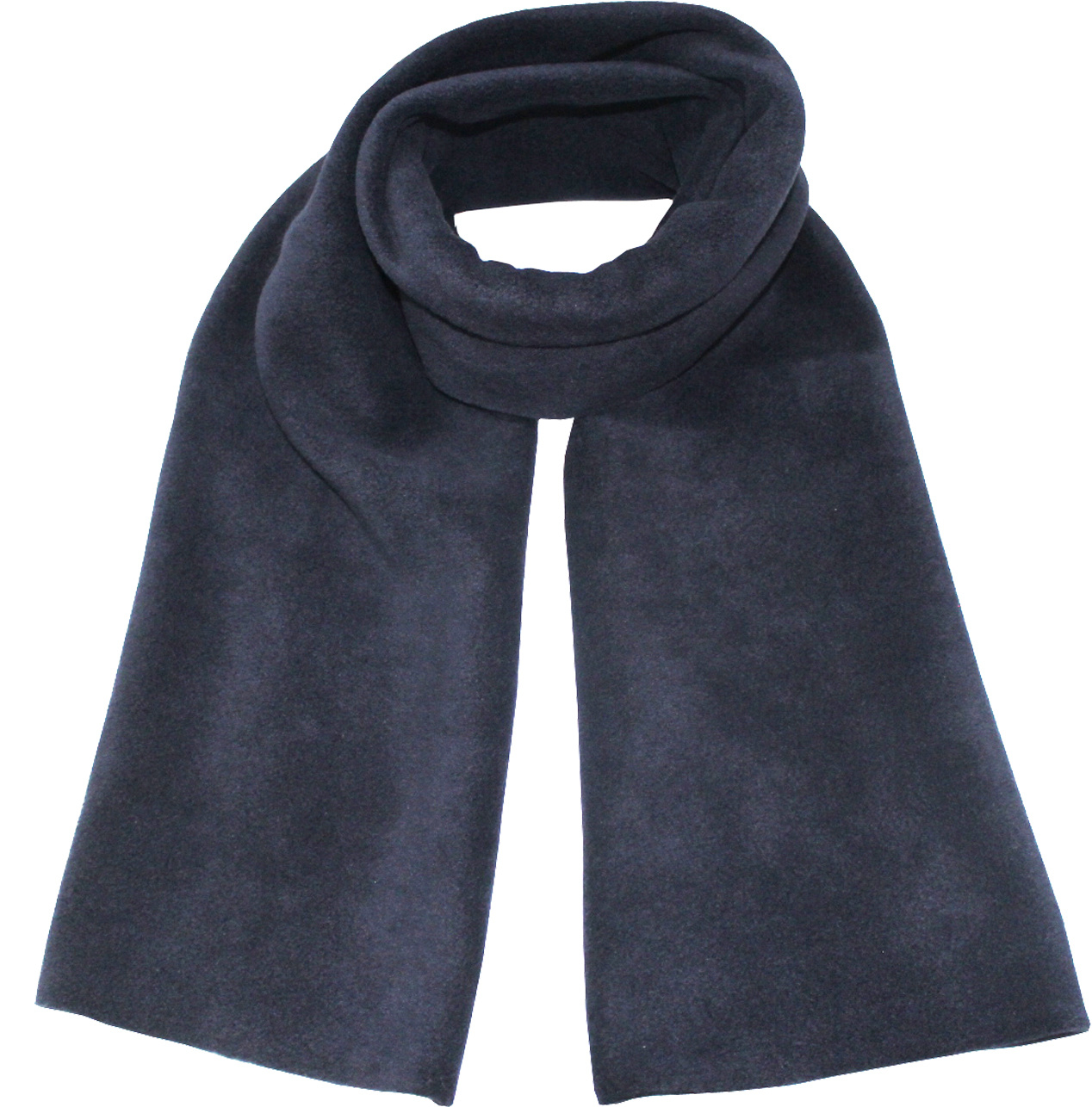 Fleece Sjaal Dubbel 170 x 30 cm   Navy Blauw Fleece Sjaal Dubbel 170 x 30 cm   Navy Blauw