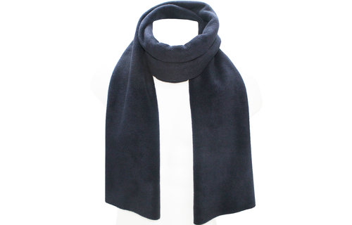 Fleece Sjaal Dubbel 170 x 30 cm   Navy Blauw Fleece Sjaal Dubbel 170 x 30 cm   Navy Blauw