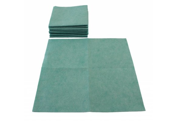 Viscose Vaatdoek Groen 10 st. 40 X 38 cm.