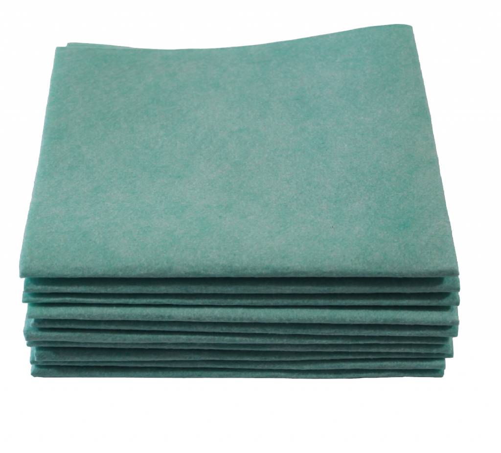 Viscose Vaatdoek Groen 40 X 38 cm. Set van 10 stuks Viscose Vaatdoek Groen 40 X 38 cm. Set van 10 stuks