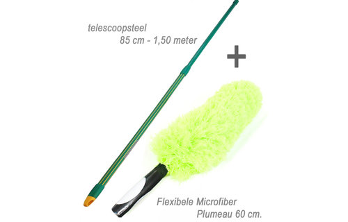 Flexibele Microfiber Plumeau 60 cm.