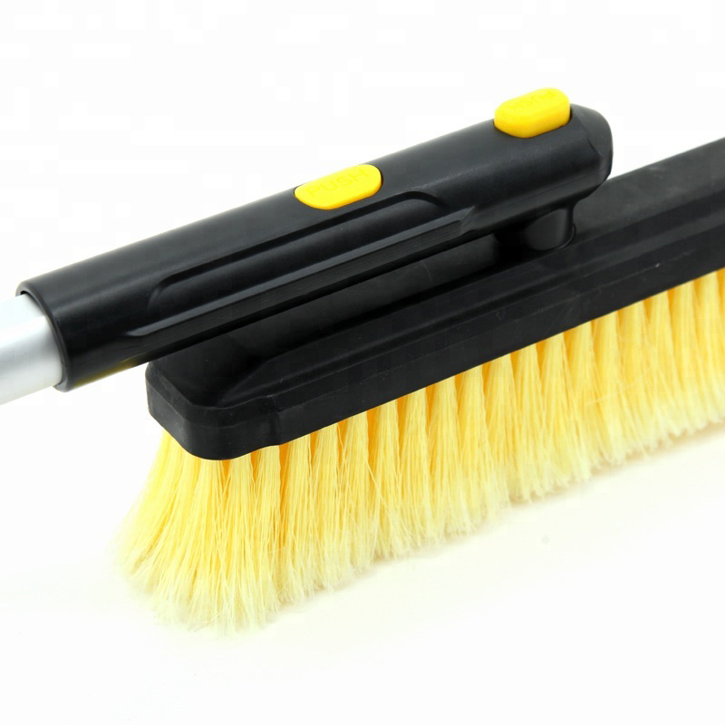 Ijskrabber met draaibare borstel, telescopisch tot 150 cm Ijskrabber met draaibare borstel, telescopisch tot 150 cm