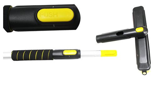 Ijskrabber met draaibare borstel, telescopisch  tot 150 cm