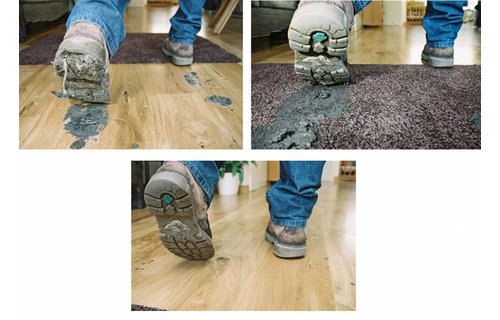 Wasbare droogloopmat Cirrus 70 x 125 cm.