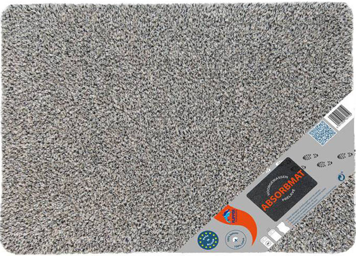 Wasbare droogloopmat Beige 70 x 125 cm.