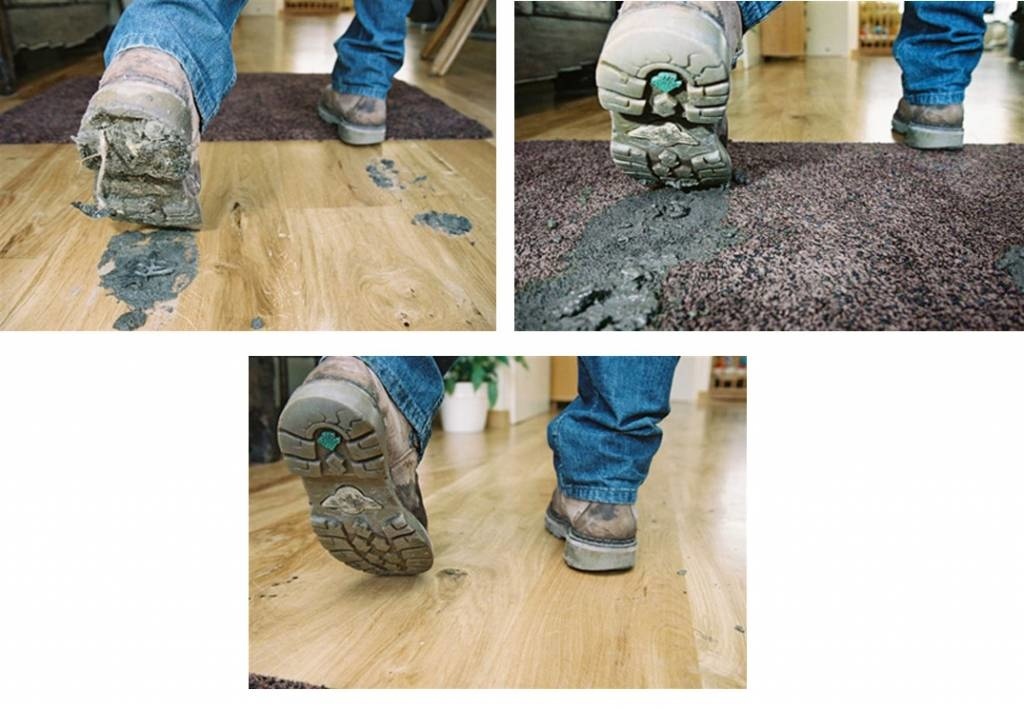 Wasbare droogloopmat Creme 70 x 125 cm.