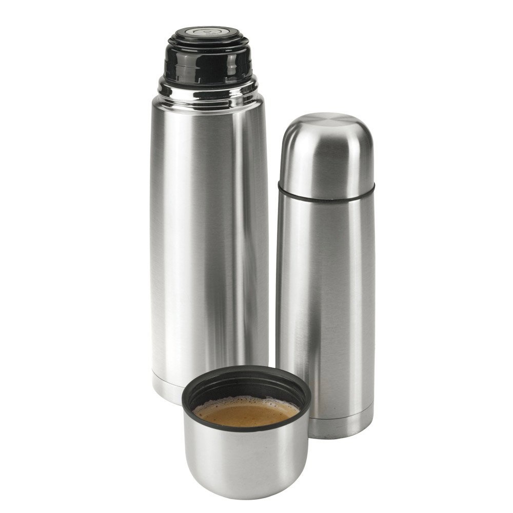 Thermosfles Inox  0,75 Liter  "Metaltex-Cosmos"