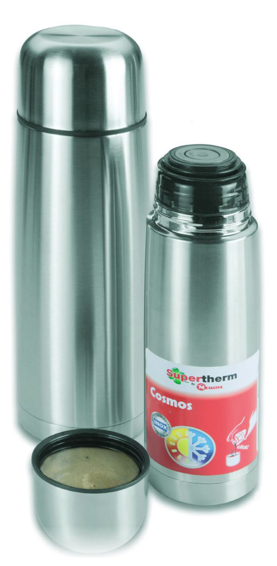 Thermosfles Inox 1 Liter "Metaltex-Cosmos"