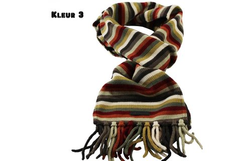 Sjaals Dames enkel gestreept verschillende Kleuren Sjaals Dames enkel gestreept verschillende Kleuren