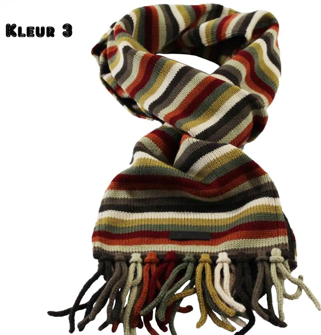 Sjaals Dames enkel gestreept verschillende Kleuren Sjaals Dames enkel gestreept verschillende Kleuren