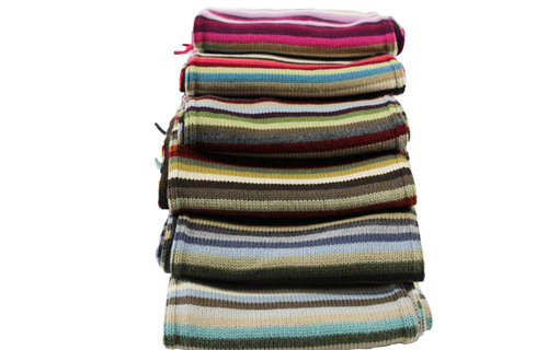 Sjaals Dames enkel gestreept verschillende Kleuren Sjaals Dames enkel gestreept verschillende Kleuren