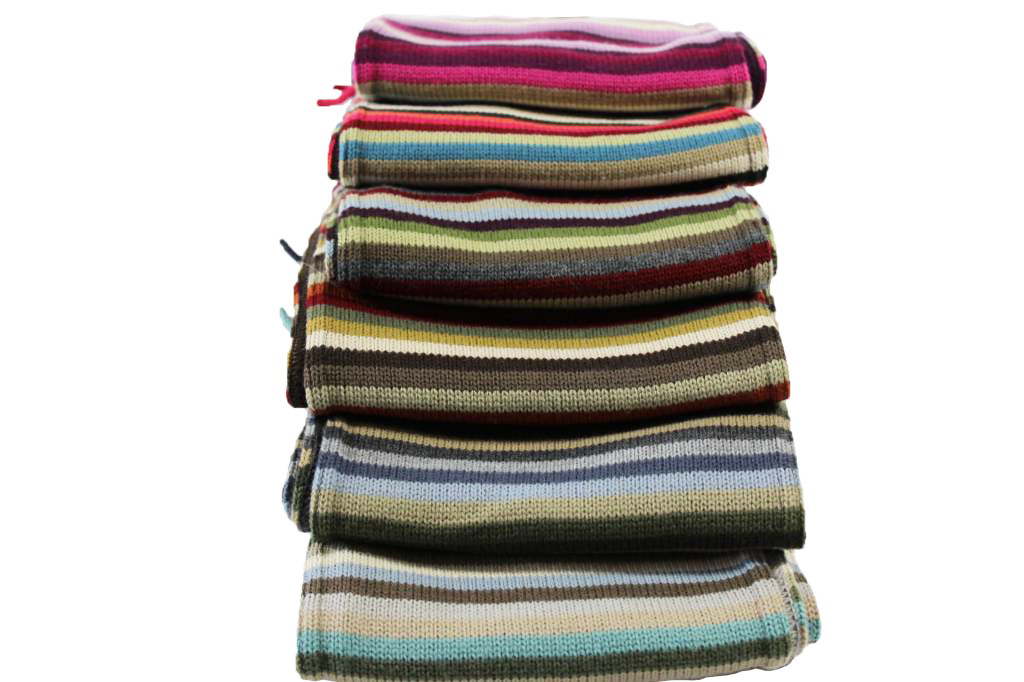 Sjaals Dames enkel gestreept verschillende Kleuren Sjaals Dames enkel gestreept verschillende Kleuren