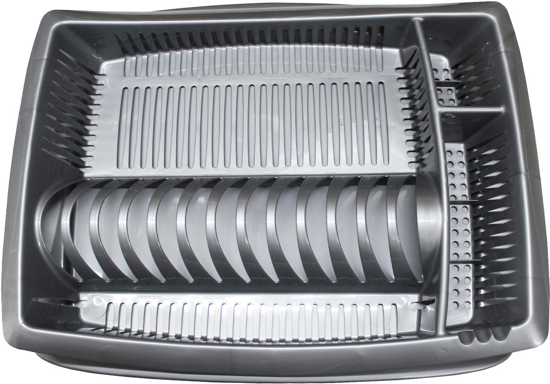 Afdruiprek + Lekbak 45 x 40 x 10 cm.