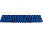 Harde bezem / Straatkeerder 40 cm.  Blauw