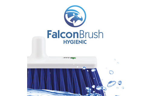 Harde bezem / Straatkeerder 50 cm.  Blauw Harde bezem / Straatkeerder 50 cm.  Blauw